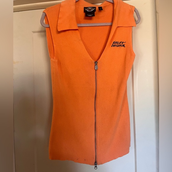 Rare ribbed Harley Davidson vintage tank - Picture 1 of 6